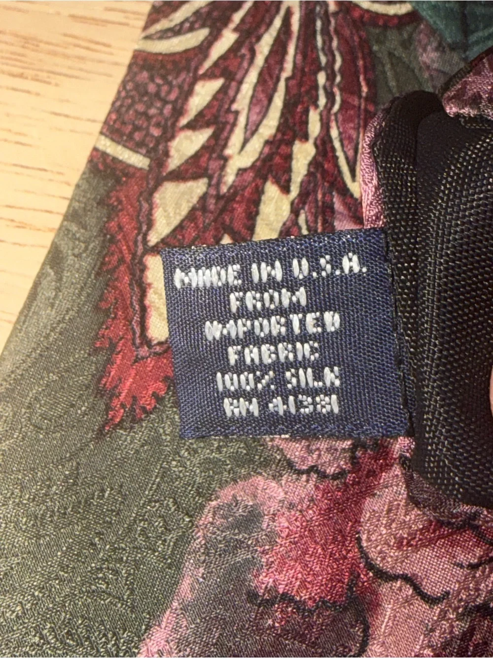 VINTAGE Polo Ralph Lauren 100% Silk USA Made Floral Paisley Necktie Multicolor